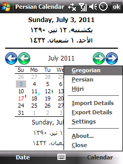 Persian Date and Time